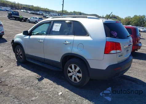 2011 Kia Sorento Lx V6 из США, поврежденный, VIN 5XYKTDA2XBG169589